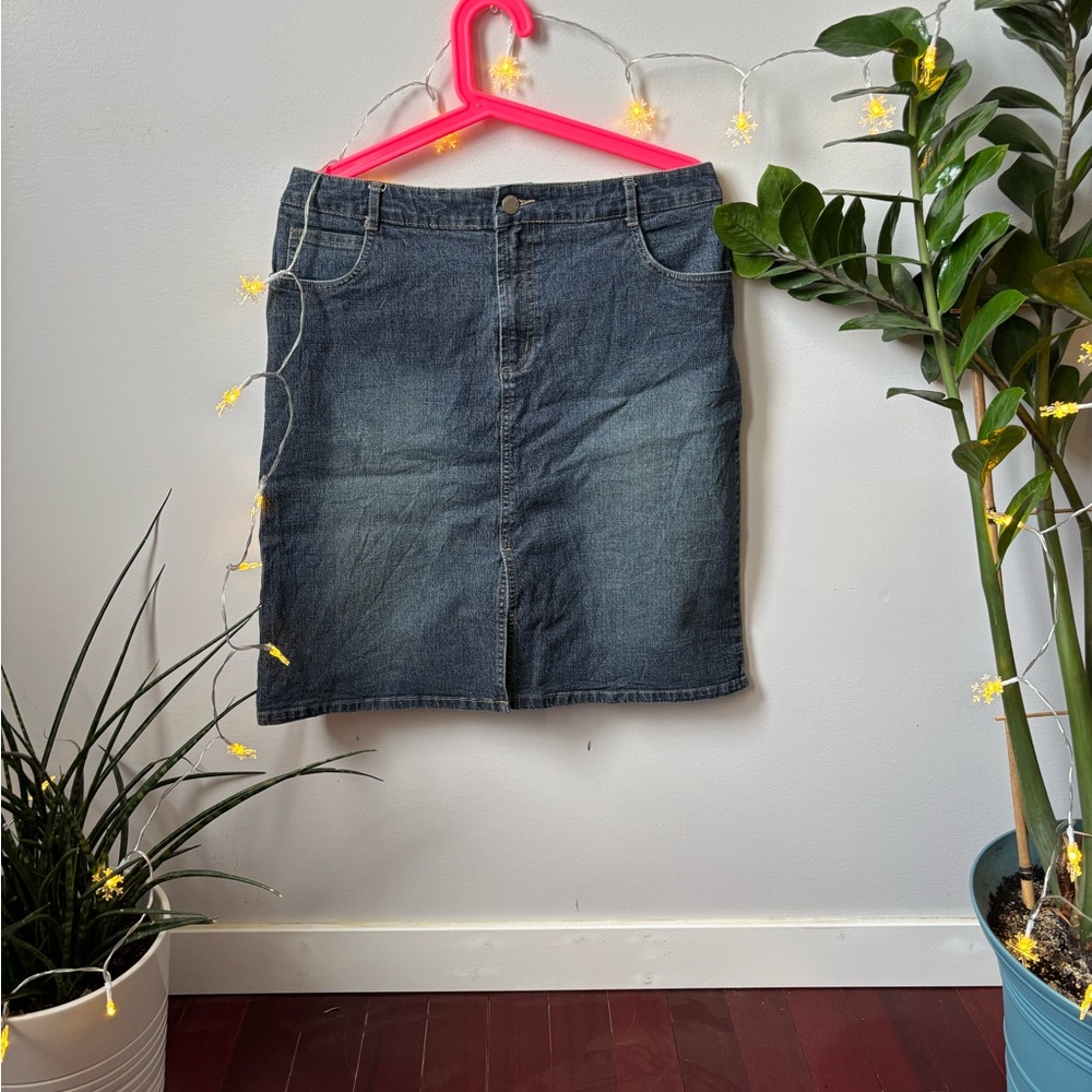 Denim Skirt - Classic Blue